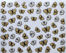 2X Attractive Butterfly Nail Art Stickers Decals Nail Tips Decor Manicure LJ
