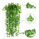 12Pcs Artificial Ivy Leaf Garland Plants Vine Hanging Wedding Home Decor Garden