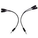 3.5mm Male To Dual 3.5mm Female Earphone Headphone Stereo Audio Splitter Cable Z