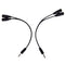 3.5mm Male To Dual 3.5mm Female Earphone Headphone Stereo Audio Splitter Cable Z