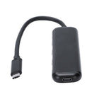 Portable 5 In 1 Type-C Usb 3.0 Aluminum Alloy Hub Adapter With Pd Fast Char
