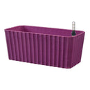 Rectangular Self-watering Plastic Pot Planter for Plants Orchid Flowers