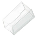 Plastic Name Business ID Bank Card Stand Storage Holder Protective Cover, T
