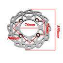 Motorcycle Wheel Part Rotor Front Brake Disc For 50cc 70cc 90cc 110cc Motorcycle
