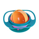 Novelty 360 Rotary Gyro Umbrella Spill-Proof Children Balance Bowl (Green) A