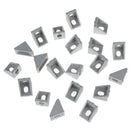 20Pcs 2020 corner fitting angle aluminum 17x20x20 connector bracket fastener,a