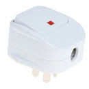 UK Plug 10A 3 Pin AC Electrical Power Wiring Male Plug Socket With Led Switc Hn