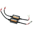 2x H1 Led Headlight Canbus Error Free Anti Flicker Resistor Canceller Decoder LJ
