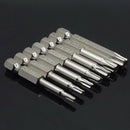 7Pcs Set Star Bit Screwdriver Drill Bits Screw Driver Magnetic 1/4Inch Hex