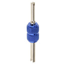 56 Piece Air Conditioning A/C Valve Cores + Blue 2-Way Remover Repair Tool