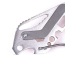 Multi Tool Key Holder Wrench Quickdraw Carabiner Stainless With Bottle Opener ME