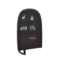 5 BTN  Silicone Case Cover For Jeep Chrysler Dodge Fiat Remote Smart Key 3C