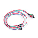 Case desktop ATX power on switch cable reset with HDD LED light for computer Kw