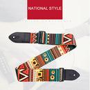 Leather Guitar Strap Adjustable Belt Musical Instrument Part (Ethnic Style)