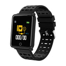 Electronic Sports Bluetooth Smart Watch Alarm Clock 180mAh Men Women Black