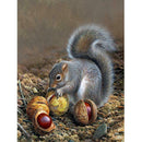 5D DIY Full Drill Diamond Painting Squirrel Cross Stitch Mosaic Kit (W1445)