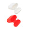 White+Red Silicone Case Protector Bumper Box For AirPods Wireless Earpod