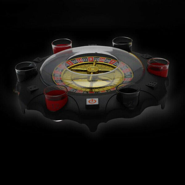 Electric Russian Lucky Turntable Wine Set Ktv Bar Nightclub Drinking Game P X6Z3
