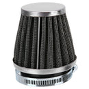 48mm Motorcycle Air Filter Mushroom Head Clamp-on Pod Filter Air Cleaner A