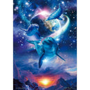 5D DIY Full Drill Diamond Painting Starry Sky Dolphin Cross Stitch Craft