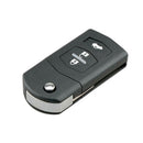 Car Remote Key Shell 3 Button Flip Folding Key Case Blank for Mazda 2 3 5 6 A