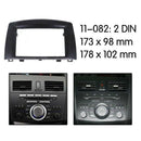 Car Radio Fascia Trim Kit, 9 Inch 2 Din DVD Frame Install Kit for MAZDA 3 2