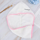 Microfiber Towel Quick Dry Hair Magic Drying Turban Wrap Hat Cap Bathing  OZ