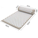 Massage Yoga Mat Acupressure Massage Meditation Yoga Mat Relax Stress A9B3