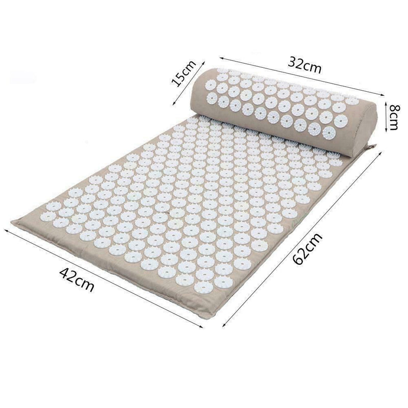 Massage Yoga Mat Acupressure Massage Meditation Yoga Mat Relax Stress A9B3