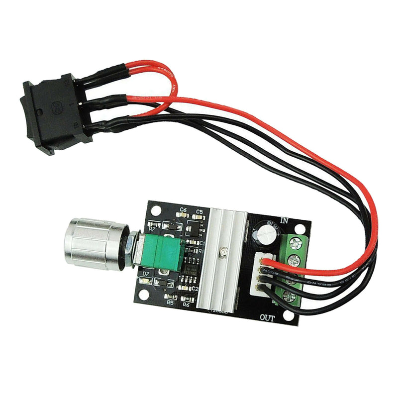 Adjustable PWM DC Motor Controller Reversible Pulse Forward Reverse Button
