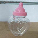 Baby Shower Party Favours Decoration Candy Filling Heart Shape Bottles 9 x