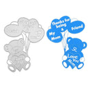 Bear Letter Cutting Dies Stencils Scrapbook Embossing DIY Craft Album Card