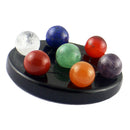 Natural Semi-Precious Stones Seven Stars Array Crystal Display Multicolor