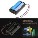 5pcs 2 Slots Plastic 18650 Batteries Storage Box Organizer w/Wire Lead Pin