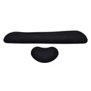 Wrist Raised Hands Rest Support Pad Cushion For PC Keyboard+ Wrist Pad Set MO