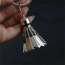 Creative metal badminton key chain three-dimensional badminton tournament s Z2J1