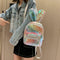 Sequins Cute Rabbit Backpack Bling Leather Women Girls School Bag (Style 1) A