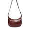 Women Retro Shoulder Bag Leather Money Purse Messenger Handbag (Dark Brown)