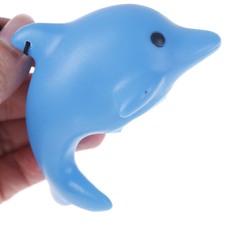 1pc baby water flashing floating dolphins kids automatic color led lighting toME