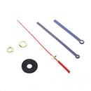 Red Black Silent DIY Clock Quartz Movement Mechanism Hands Replacement Part CA.