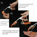 Stainless Steel Prawn Peeler Shrimp Deveiner Peel Device Creative Kitchen To Hn
