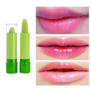 Magic Temperature Change Color Lipstick Moisture Green to Pink Lip Balm ll