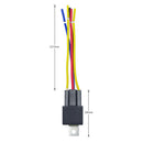 DC 12V Car SPDT Automotive Relay 5 Pin 5 Wires with Harness Socket 30/40 Amp Cle
