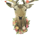 deer head iron on patches heat transfer pyrography for diy clothing decor FT