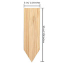 Bamboo Garden Plant Labels Vegetable Herbs Gardening Markers T-Type Plant TaE6E2
