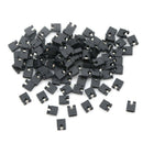 100Pcs Black 2.54mm Jumper Cap mini Jumper Short Circuit Cap Connectio lj