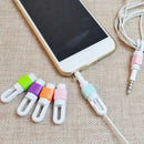 5x Protector Saver Cover for Smart Phone Lightning USB Charger Cable Cord  Z