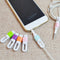 5x Protector Saver Cover for Smart Phone Lightning USB Charger Cable Cord  Z