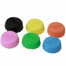 6X Colorful Cute Silicone Lids Reusable Bottle Cap Beer Wine Savers M1I7 N0N8
