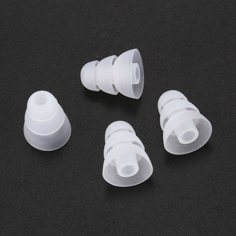 10 x Soft Headset Headset Plug Pad Case Tips Clear R3K3